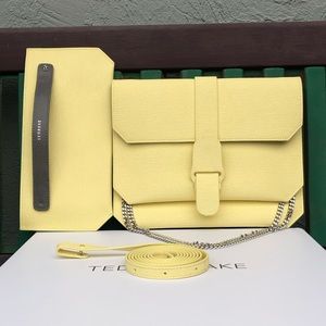 Senreve Yellow Leather Bag